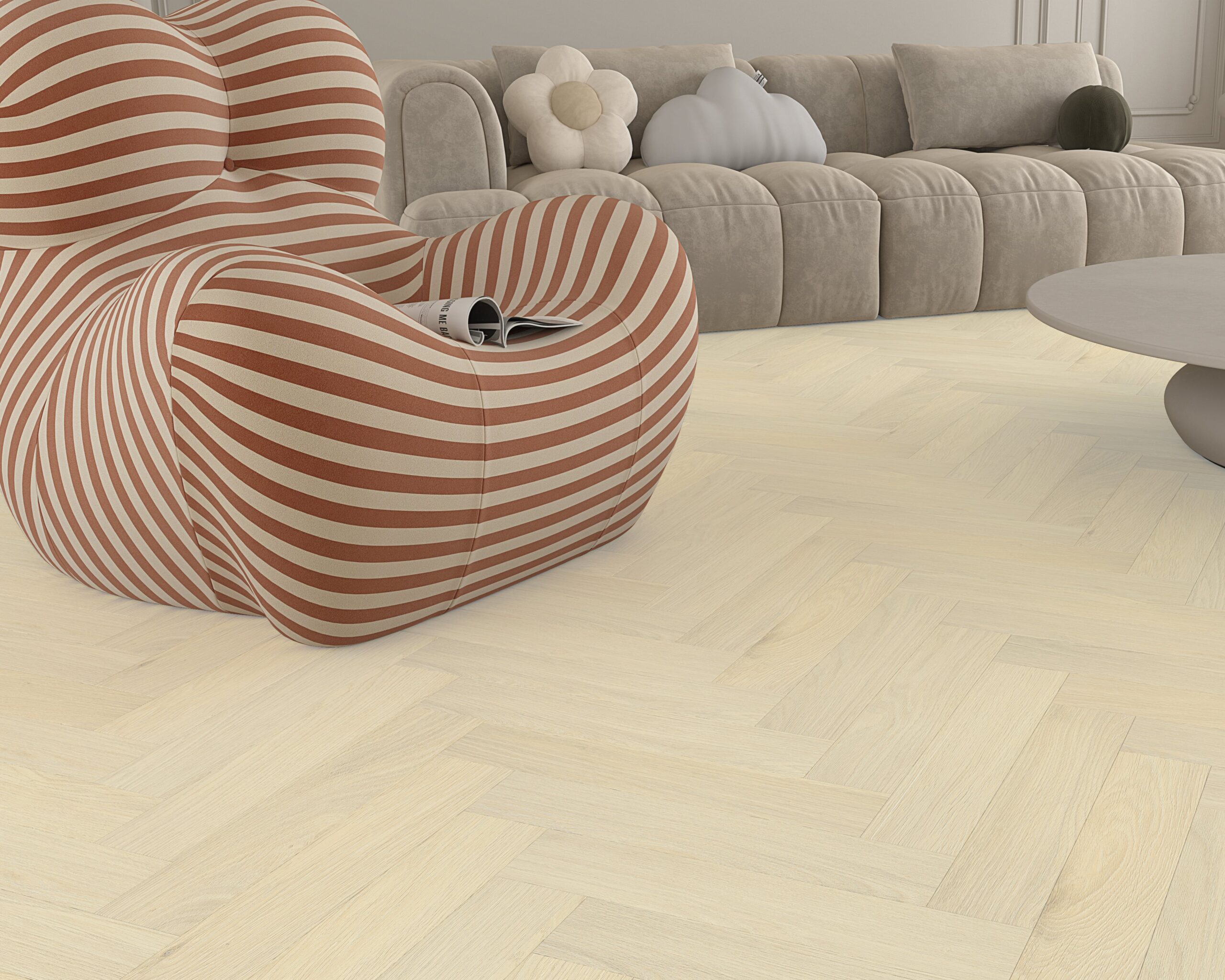 Opal Oak #1955 | Herringbone Marvel - Image 3