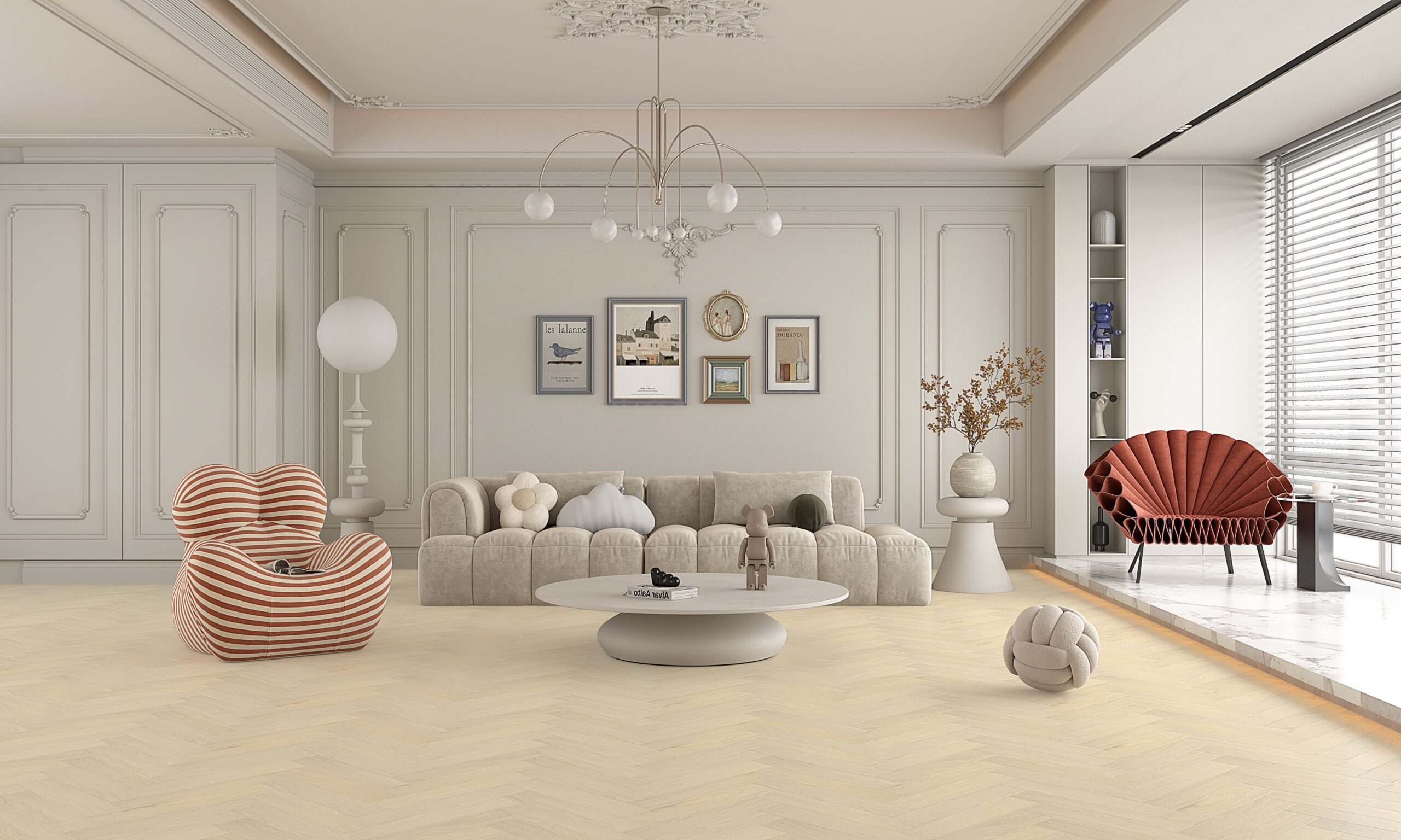 Opal Oak #1955 | Herringbone Marvel - Image 2