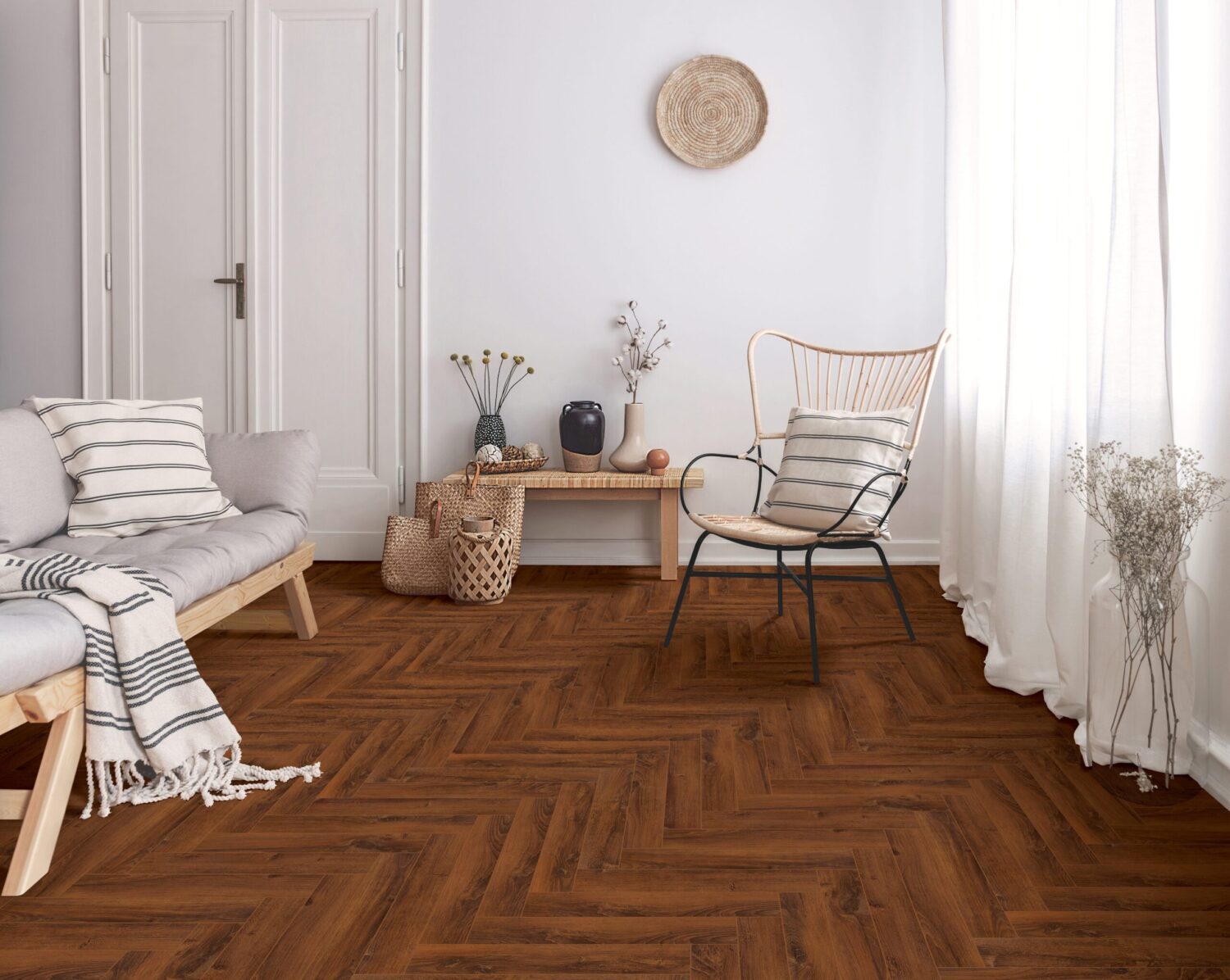 Rosa Aurora #239 | Herringbone 3.0 Pietra