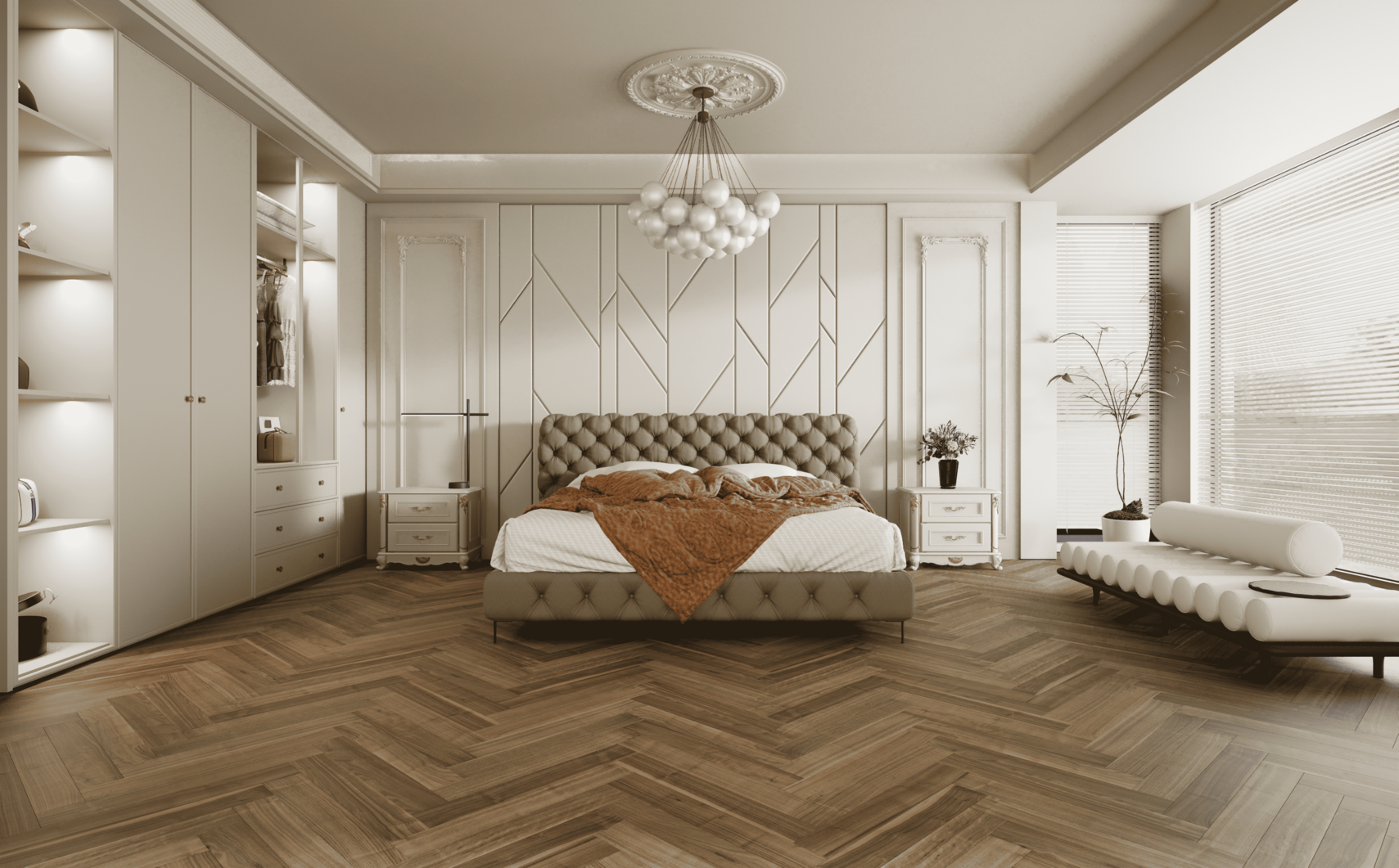 Ebony Nightfall #1920 | Manor Herringbone - Image 2