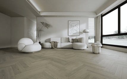 Silver Dawn #1913 | Manor Herringbone - Image 2