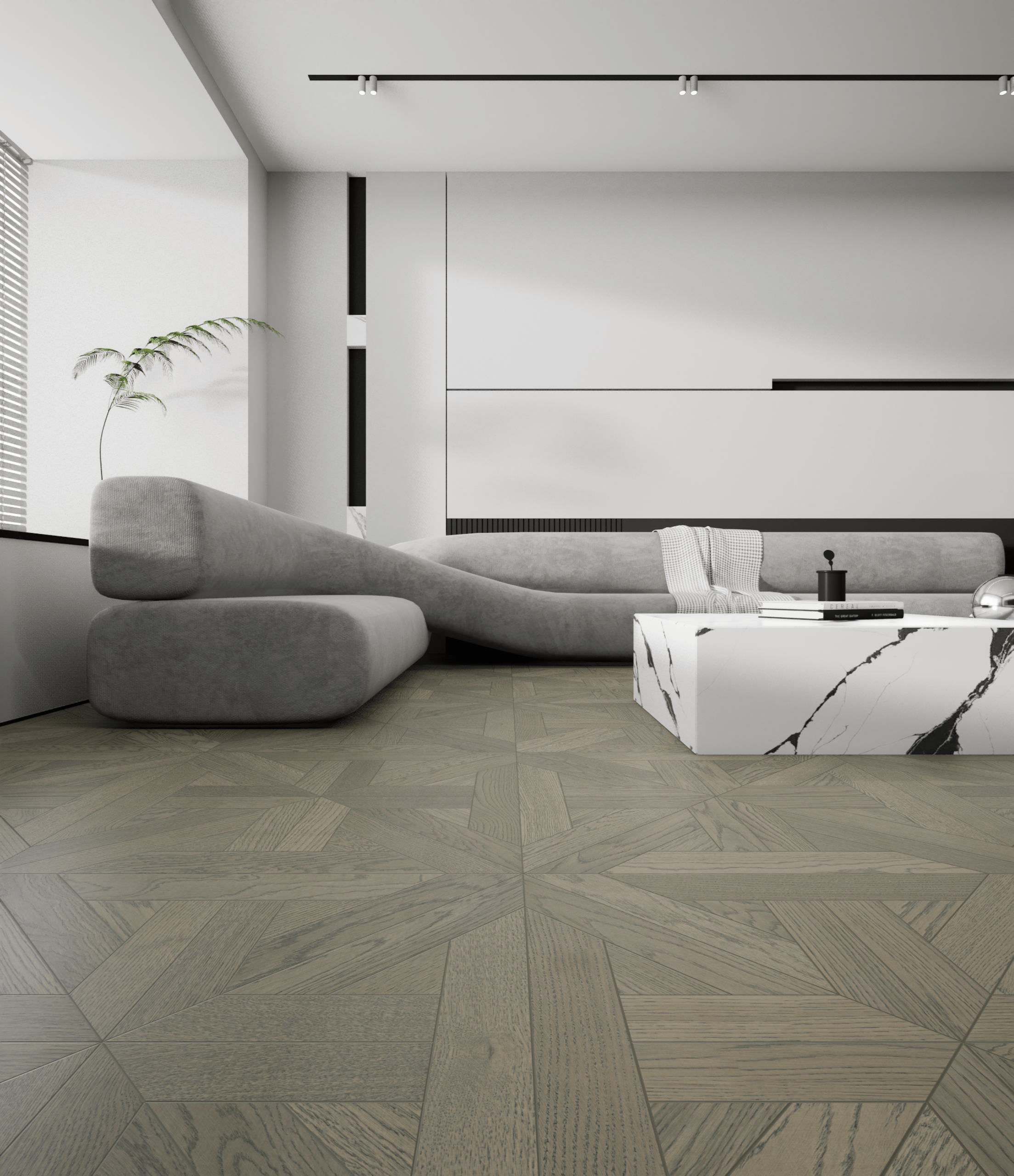 Silver Scape Oak #503 | Geometrix Quadra - Image 2
