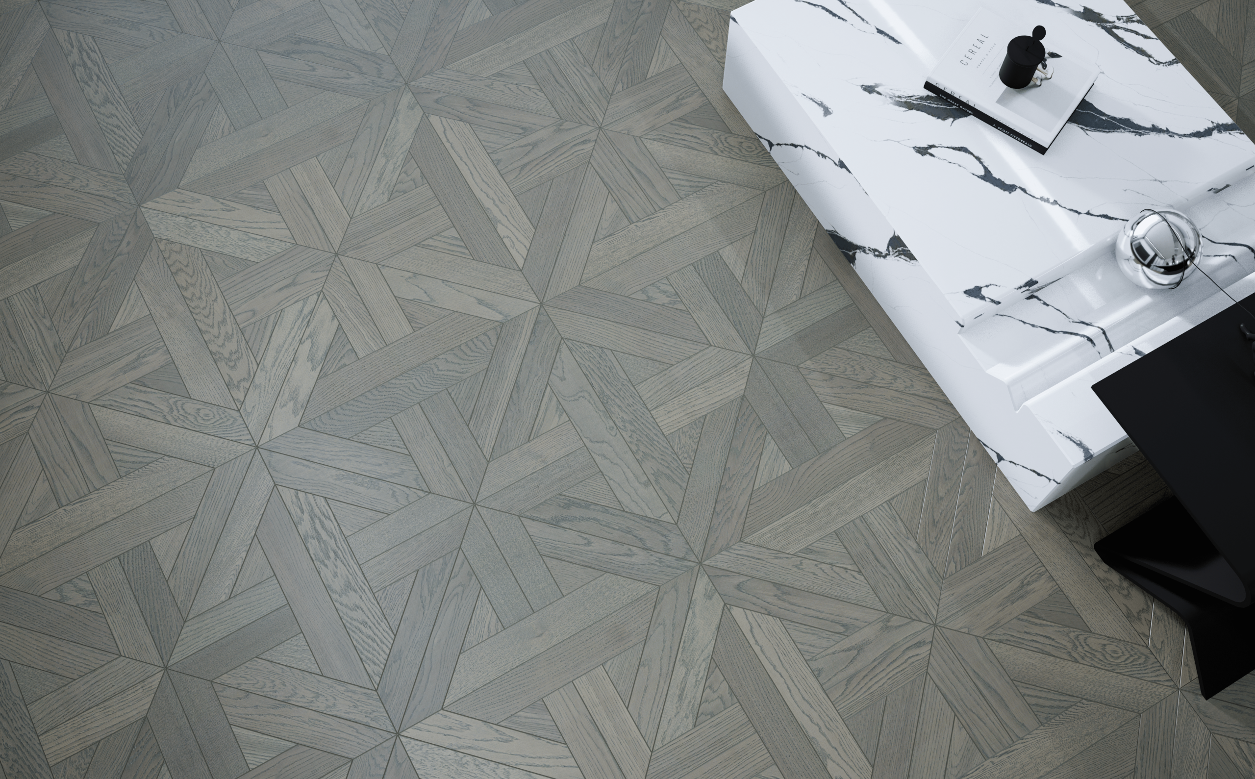Silver Scape Oak #503 | Geometrix Quadra - Image 3