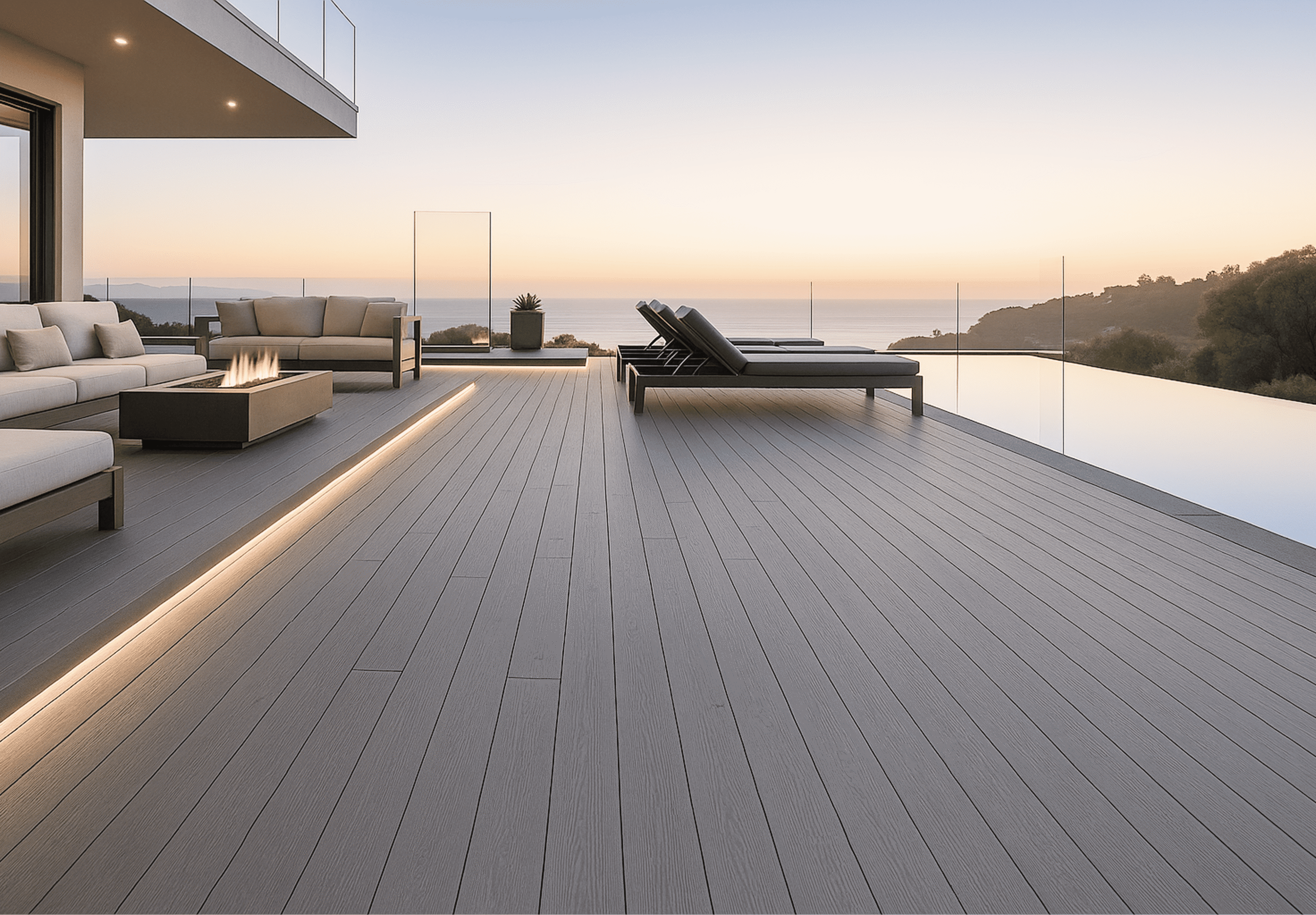 Ash Grey #Deck72 | Ecowud Decking