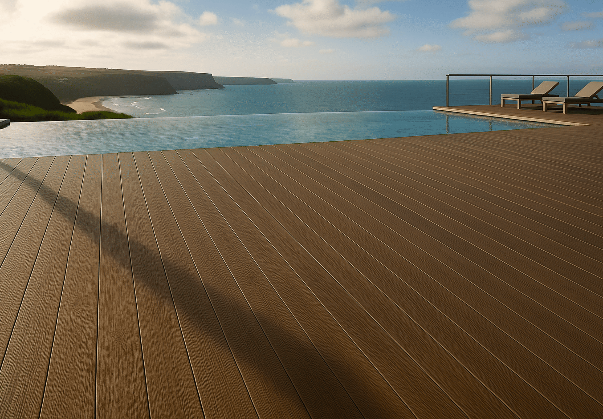 Chocolate Brown #Deck74 | Ecowud Decking