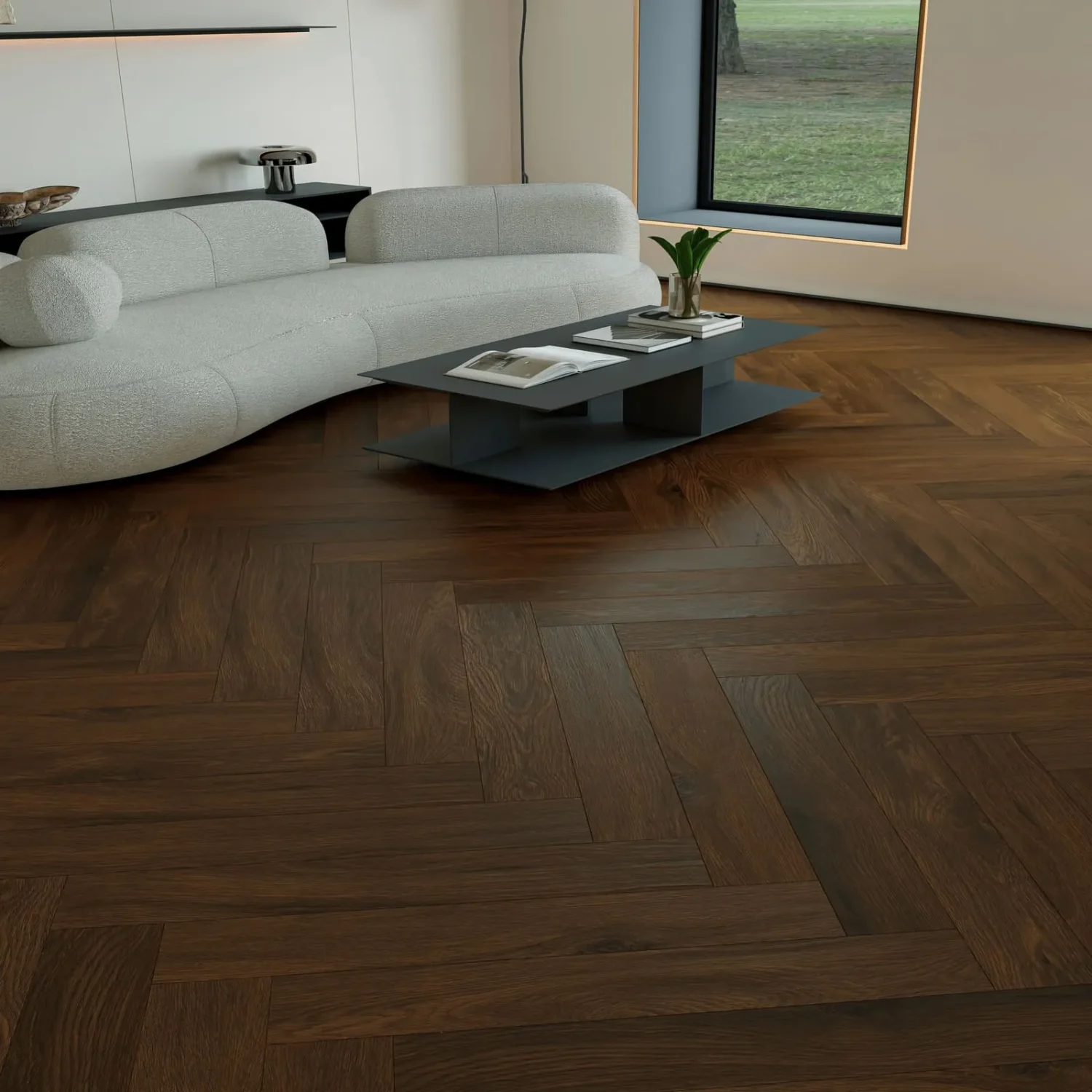 Oak Nocturne #2174 | Manuscript 8 Herringbone