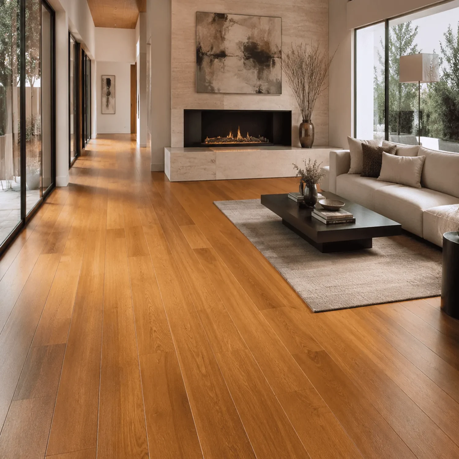 Sunlit Teak #7005 | Solid Hardwood