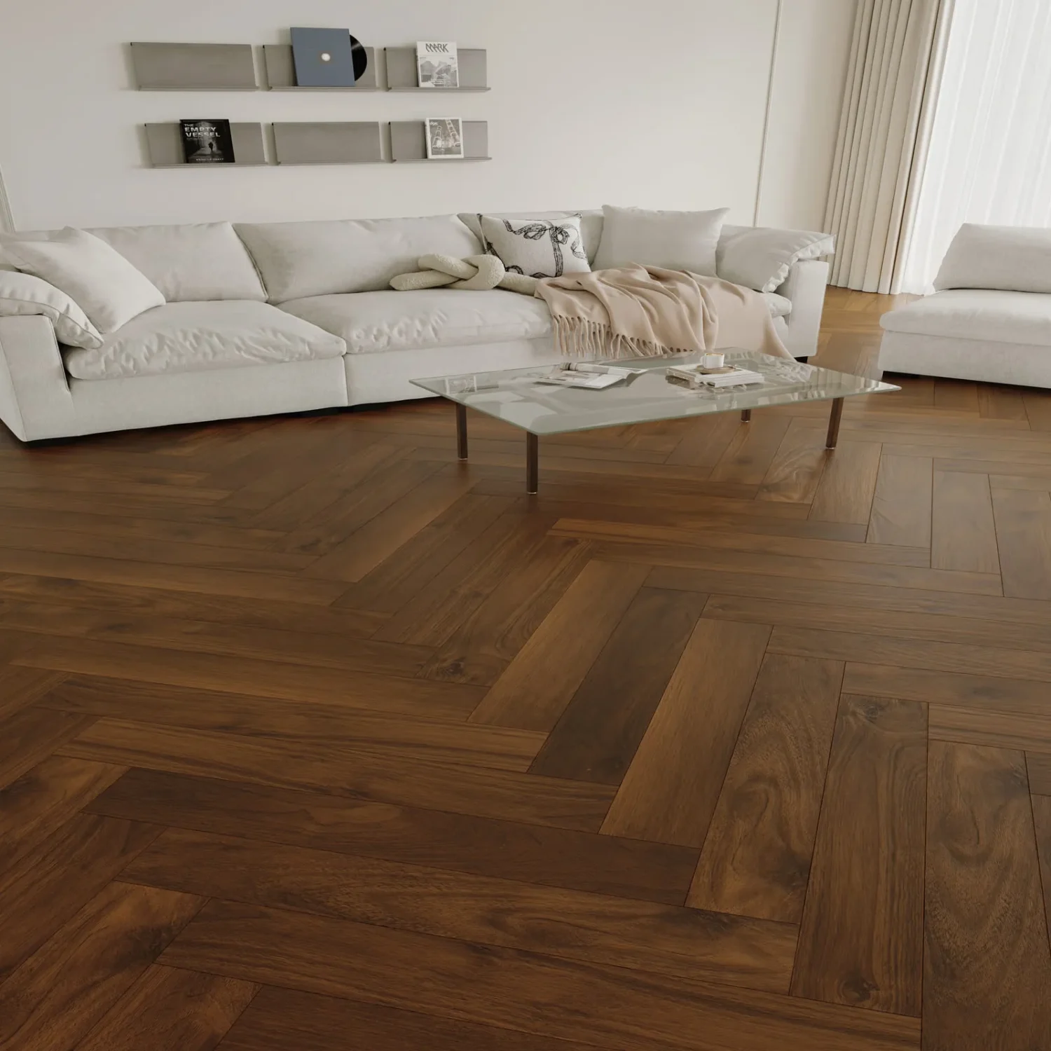 Walnut Merlot #2177 | Manuscript 8 Herringbone